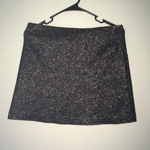 Trina Turk 4 Small Black Mini Skirt Metallic $298